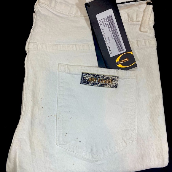 CAVALLI - white denim - Picture 6 of 7